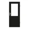 GARANT drzwi wejściowe do mieszkania 0901-60 Black Resopal z przeszkleniem LA-6