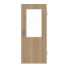 GARANT Drzwi wejściowe do mieszkania Authentic Dąb szczelinowy CePaL z przeszkleniem LA-6