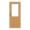 GARANT Drzwi wejściowe do mieszkania Dąb Premium CePaL z przeszkleniem LA-6