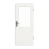 GARANT drzwi wejściowe do mieszkania wzdłuż powierzchnia CPL authentic bianco z przeszkleniem LA-6
