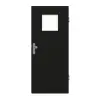 GARANT drzwi wejściowe do mieszkania 0901-60 Black Resopal z przeszkleniem LA-8