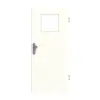 GARANT drzwi wejściowe do mieszkania U11026SD biel kryształowa GHK08 z przeszkleniem LA-9