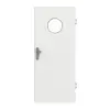 GARANT drzwi wejściowe do mieszkania matowy biały lakier 9016 G-TEC z przeszkleniem LA-12