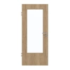 GARANT Drzwi pokojowe Authentic Dąb szczelinowy CePaL z przeszkleniem LA-DIN