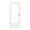 GARANT drzwi pokojowe wzdłuż Authentic Bianco GCK08 z przeszkleniem LA-DIN