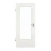 GARANT drzwi pokojowe biel ze strukturą Premium CePaL z przeszkleniem LA-DIN