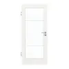 GARANT drzwi pokojowe biały lakier 9016 CePaL z przeszkleniem LA-3 szprosem SP10