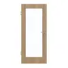 Drzwi pokojowe GARANT Authentic dąb szczelinowy GCK08 z przeszkleniem LA-2