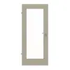 GARANT drzwi pokojowe matowy szary jedwabisty 7044 G-TEC z przeszkleniem LA-2