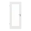 GARANT drzwi pokojowe matowy biały lakier 9016 G-TEC z przeszkleniem LA-2