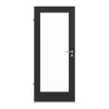 GARANT drzwi pokojowe matowe RAL 9005 G-TEC z przeszkleniem LA-3