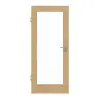 GARANT drzwi pokojowe wzdłuż Authentic dąb sękaty CePaL z przeszkleniem LA-3