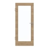 GARANT Drzwi pokojowe Układ poprzeczny Authentic Dąb szczelinowy CePaL z okienkiem przeszklonym LA-3
