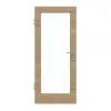 GARANT drzwi pokojowe wzdłuż Authentic dąb szczelinowy GCK08 z przeszkleniem LA-3