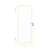 GARANT drzwi pokojowe U11026SD biel kryształowa GHK08 z przeszkleniem LA-3