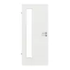 Drzwi pokojowe GARANT biały lakier matowy 9016 G-TEC z przeszkleniem 4 LA od strony zawiasów