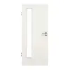GARANT drzwi pokojowe biel strukturalna Premium CePaL z wycięciem na szybę LA-4 po stronie zawiasów
