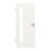 GARANT drzwi pokojowe biały lakier 9016 GHK08 z przeszkleniem LA-4 po stronie zawiasów