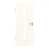 GARANT drzwi pokojowe 0105-60 pearl white CePaL z przeszkleniem 4 LA na środku