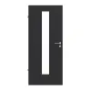 GARANT drzwi pokojowe matowe RAL 9005 G-TEC z przeszkleniem 4 LA na środku