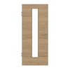 GARANT Drzwi pokojowe Układ poprzeczny Authentic Dąb szczelinowy CePaL z okienkiem przeszklonym LA-4 centralnie