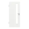 GARANT drzwi pokojowe D354-60 Designer White Resopal z przeszkleniem LA-4 od strony zamka