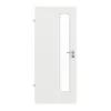 GARANT drzwi pokojowe biały lakier matowy 9016 G-TEC z przeszkleniem LA-4 od strony zamka