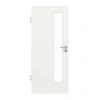GARANT Drzwi wewnętrzne Białe lakier 9016 z przeszkleniem LA-4 po stronie zamka