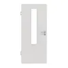 GARANT drzwi pokojowe 0160-60 powierzchnia CPL silver grey CePaL z przeszkleniem LA-5 na środku