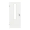 GARANT drzwi pokojowe D354-60 Designer White Resopal z przeszkleniem LA-5 na środku