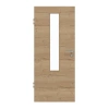 GARANT Drzwi pokojowe Układ poprzeczny Authentic Dąb szczelinowy CePaL z okienkiem LA-5 centralnie