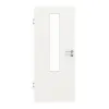 GARANT drzwi pokojowe biały lakier 9016 CePaL z przeszkleniem LA-5 na środku