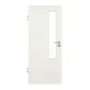 GARANT drzwi pokojowe biel ze strukturą Premium CePaL z przeszkleniem LA-5 od strony zamka