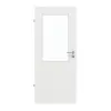 GARANT drzwi pokojowe matowy biały lakier 9016 G-TEC z przeszkleniem LA-6