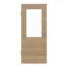 GARANT drzwi pokojowe wzdłuż Authentic dąb szczelinowy GCK08 z przeszkleniem LA-6
