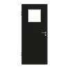 GARANT drzwi pokojowe 0901-60 czarny Resopal z przeszkleniem LA-9