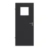 GARANT drzwi pokojowe matowe RAL 9005 G-TEC z przeszkleniem LA-9