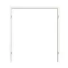 GARANT rama osłonowa do drzwi dwuskrzydłowych biały lakier 9016 CePaL z zaokrągloną krawędzią