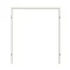 GARANT rama blokowa do drzwi dwuskrzydłowych biały lakier 9010 CePaL z zaokrągloną krawędzią