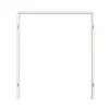 GARANT rama blokowa do drzwi dwuskrzydłowych biały lakier 9016 CePaL z zaokrągloną krawędzią