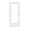 Drzwi wewnętrzne Basic lakierowane na biało podobne do RAL 9003 4.17 z przeszkleniem