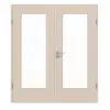 CLASSEN drzwi dwuskrzydłowe Kaszmir CPL 4.3 z przeszkleniem i ościeżnicą