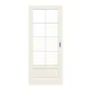GARANT Drzwi przesuwne Como biały lakier z przeszkleniem CKL1 szprosy SP1