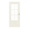 GARANT Drzwi przesuwne Parma, biały lakier, z przeszkleniem PFL1, szpros SP4