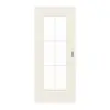 GARANT drzwi przesuwne Milano biały lakier z przeszkleniem ML1 szpros SP4