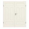 DRZWI PODWÓJNE GARANT Como CK1 Białe lakierowane z ościeżnicą