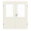 GARANT drzwi 2-skrzydłowe Parma biały lakier z przeszkleniem PFL2 z ościeżnicą