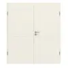 GARANT Drzwi dwuskrzydłowe Milano M2, biały lakier, z ościeżnicą