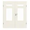 GARANT drzwi 2-skrzydłowe Milano biały lakier z przeszkleniem ML3/1 z ościeżnicą