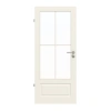 GARANT Drzwi pokojowe Como Białe lakierowane z przeszkleniem CKL1 Słup SP0